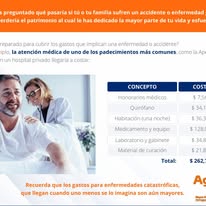 Familia revisando gastos médicos